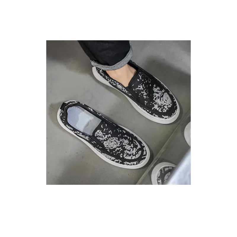 Bull Charm Low-Top Canvas Shoes Men's-17