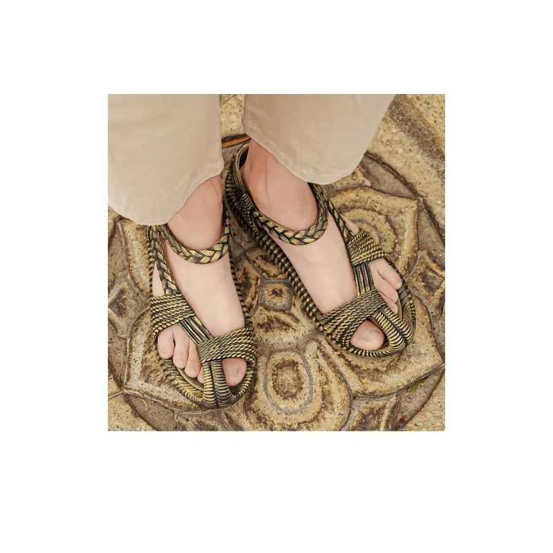 Yalu Beach Sandals Unisex Bronze-4