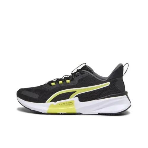 PUMA POWER Anti Slip Wear Resistant Low Top Training Running Shoes Men's Black
