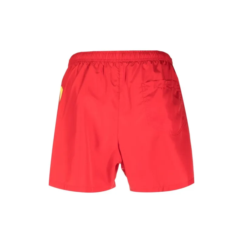 MOSCHINO Swimming Shorts Men's Red-1