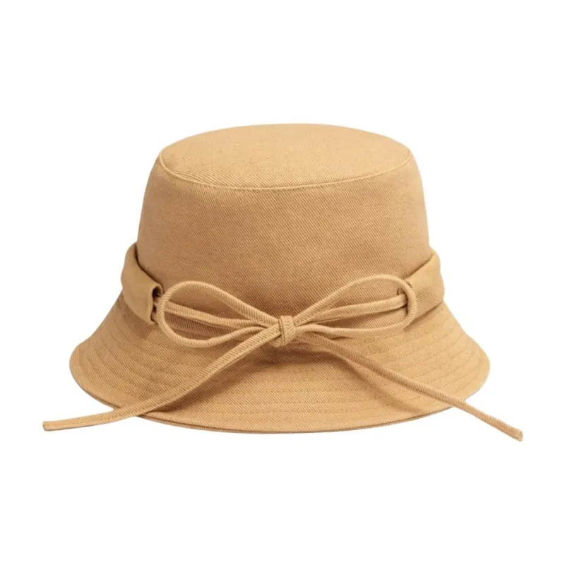 Jacquemus Le Bob Gadjo Bow Knotted Bucket Hat-1