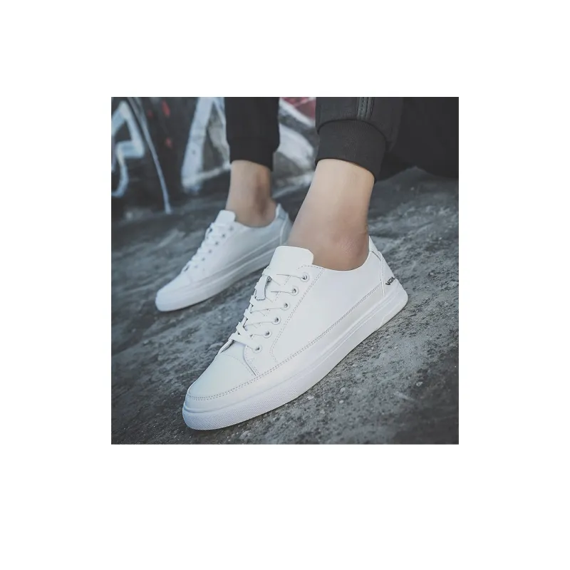 VAEL Low Top Skateboard Shoes Unisex White-5