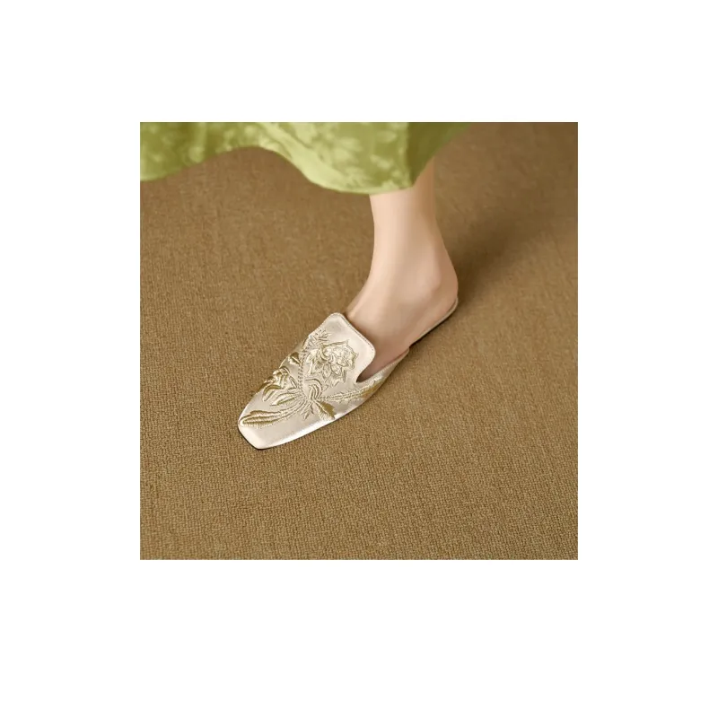 PWPJ Odor-Resistant Abrasion-Resistant Slip-Resistant Wrap-toe Slippers Women's-2