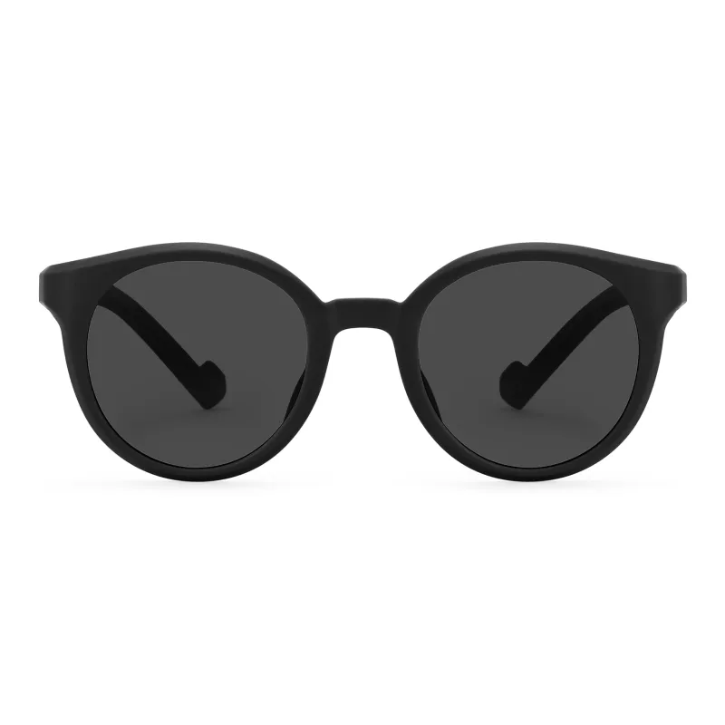PULAIS TR/Memory Plastic Round Sunglasses Women's-19