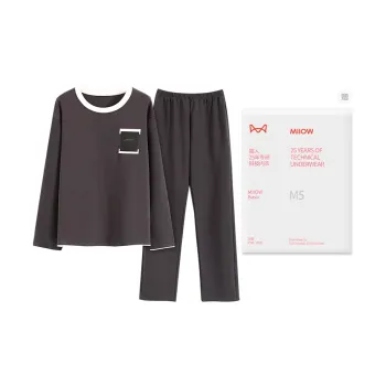 MIIOW Pajama Set Men's Dark Gray