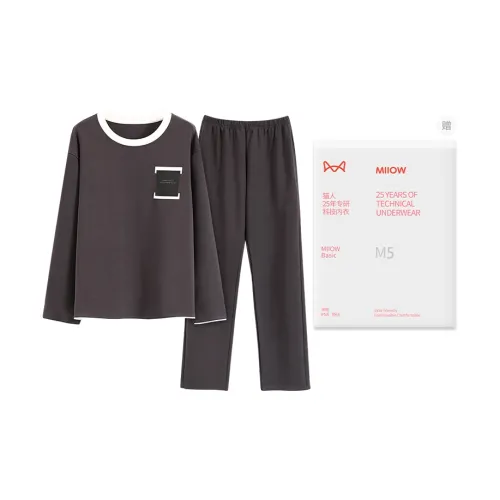 MIIOW Pajama Set Men's Dark Gray
