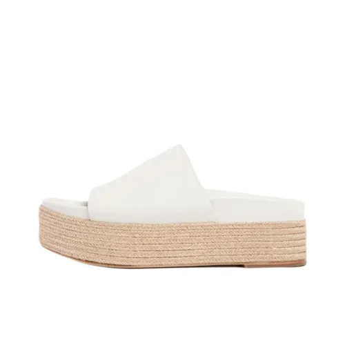 Paloma Barceló Slide Slippers 5.5cm Women's White