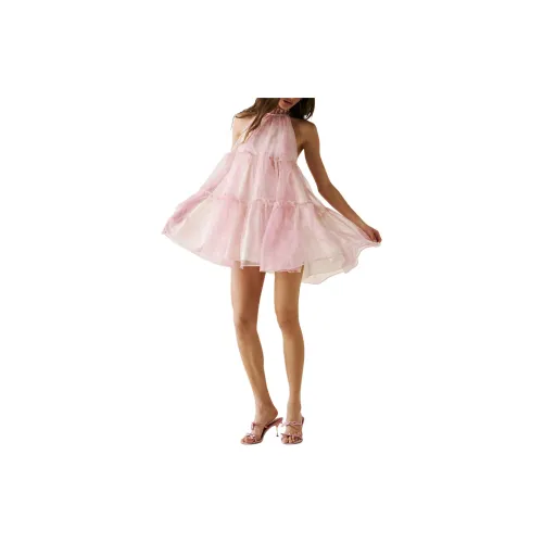 FREE PEOPLE Sleeveless Dresses Women's Bubblegum Combo