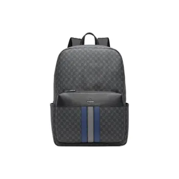 GOLDLION PVC Backpack Large Size Men's Black