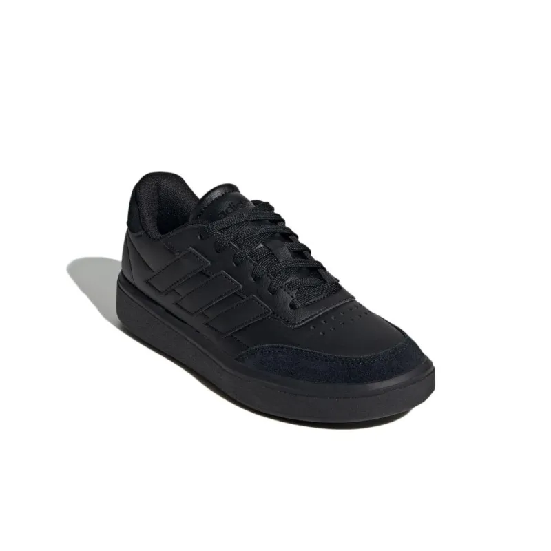 Adidas COURTBLOCK Anti Slip Wear Resistant Low Top Kids' Skateboarding Shoes Black Kids'-3