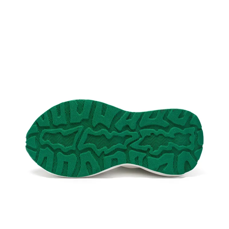 Pnj Anti Slip Wear Resistant Breathable Lightweight Height Increasing Low Top Chunky Sneakers Unisex Apple Green-6
