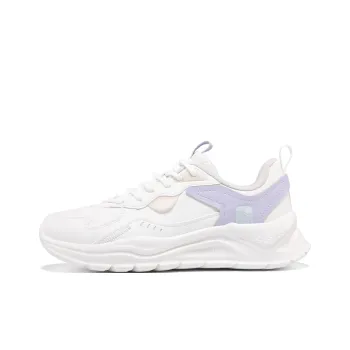 361° Cushioning Wear-Resistant Low-Top Casual Shoes Women's White Purple