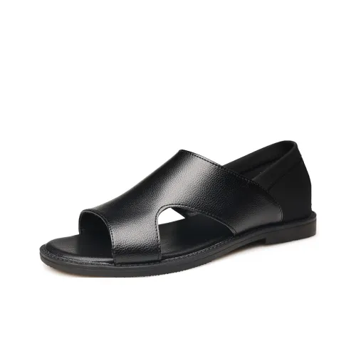 Bindu Men's Outdoor Casual Sports Beach Sandals Men's Black