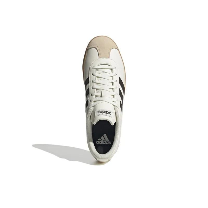 Adidas Court Anti Slip Wear Resistant Low Top Skateboard Shoes Unisex Gray White-5