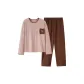 Light Brown Heart Pocket