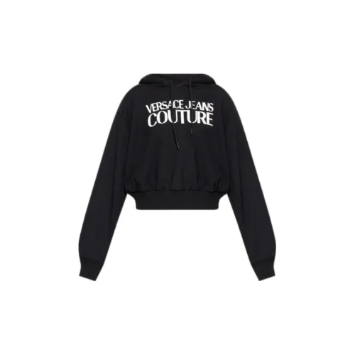 VERSACE JEANS Logo-print Cotton Hoodie