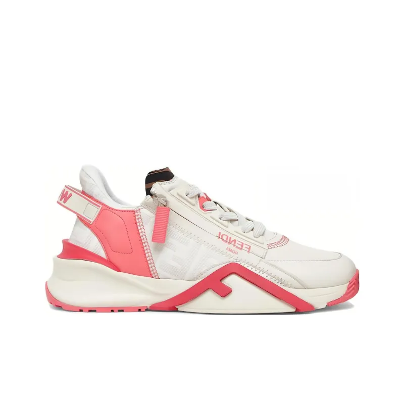 FENDI Flow White Pink Women's-1
