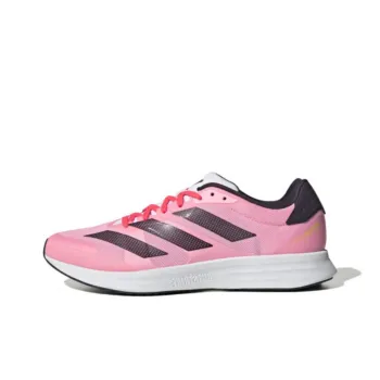 Adidas Adizero RC 4 Anti Slip Wear Resistant Low Top Casual Running Shoes Unisex Pink