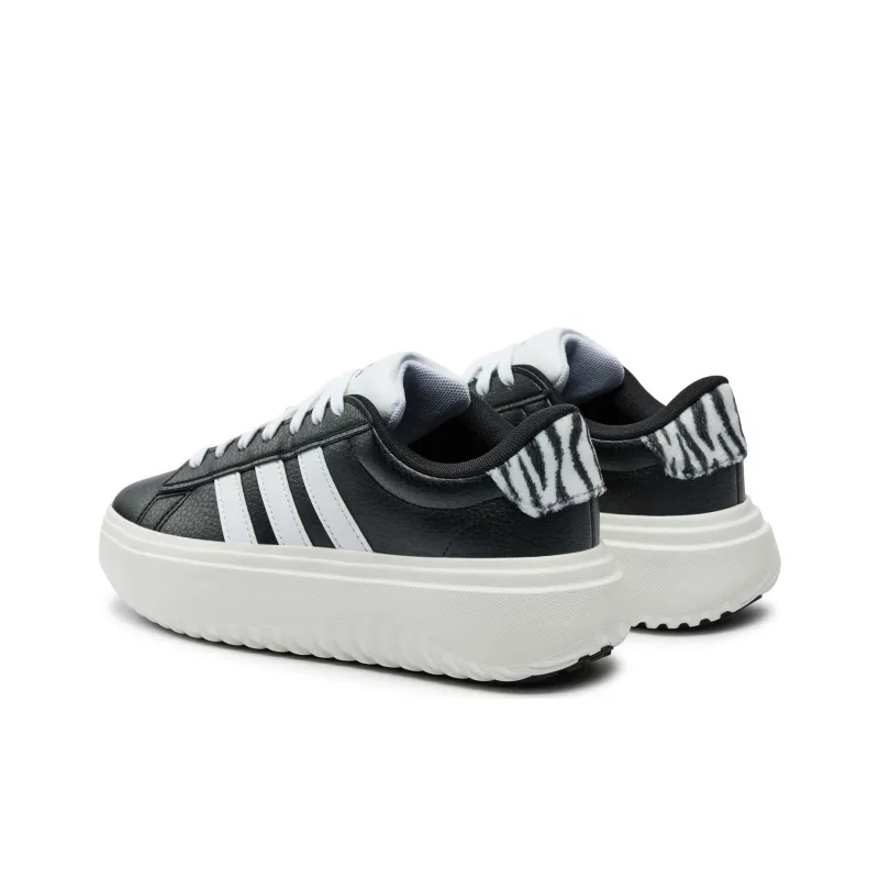 Adidas GRAND COURT Slip Resistant Low Top Casual Shoes Women's Black-2