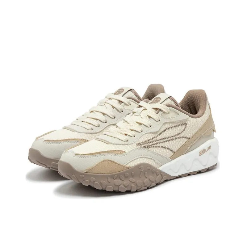 361° Crunchy Biscuit 2 Anti Slip Wear Resistant Low Top Chunky Sneakers Women's Sago-2