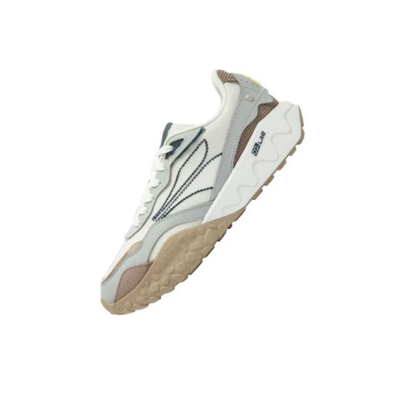 361° Crunchy Biscuit 2 Anti Slip Wear Resistant Low Top Chunky Sneakers Women's Feather White Photon Gray-2