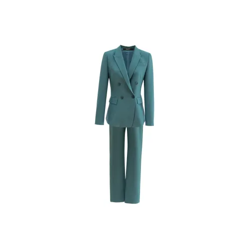 ROEYSHOUSE Business Suits Women's Peacock Green