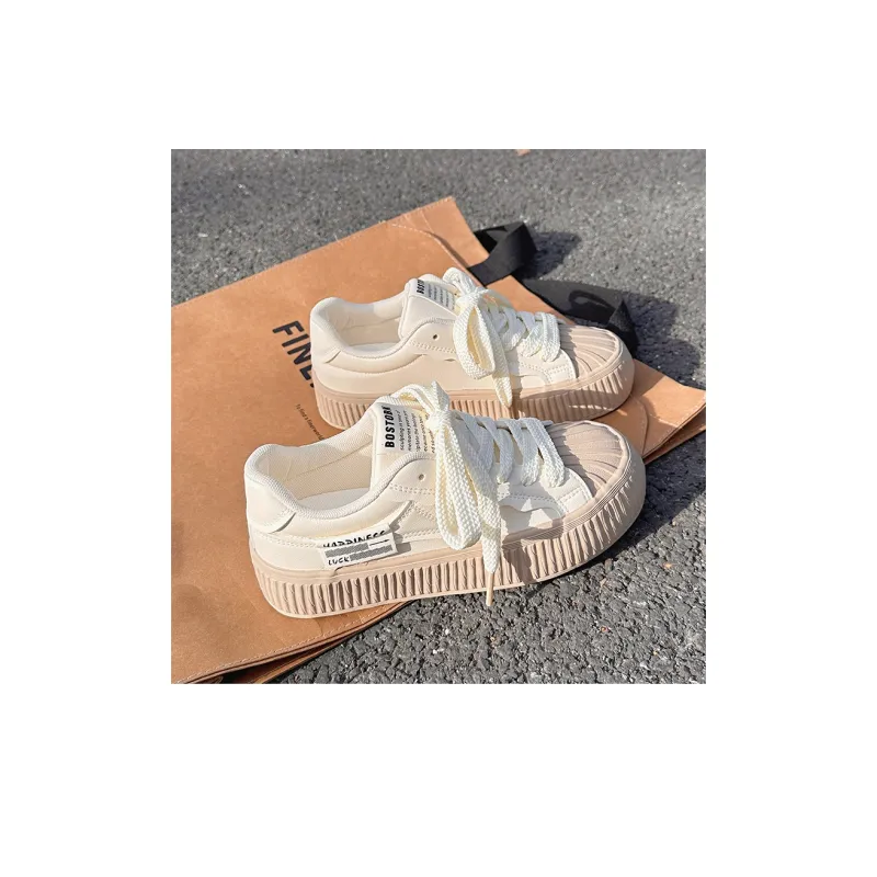 Miss Zhang Breathable Height Increasing Low Top Skateboard Shoes-21