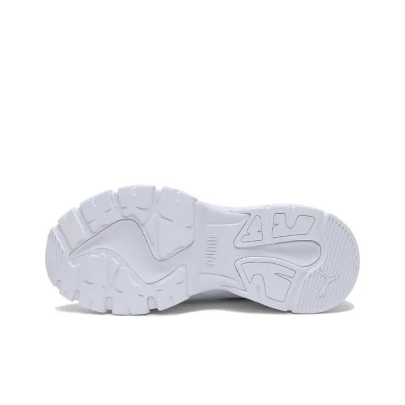 PUMA Cassia Via Anti-Slip Wear-Resistant Low-Top Casual Shoes Unisex White-4