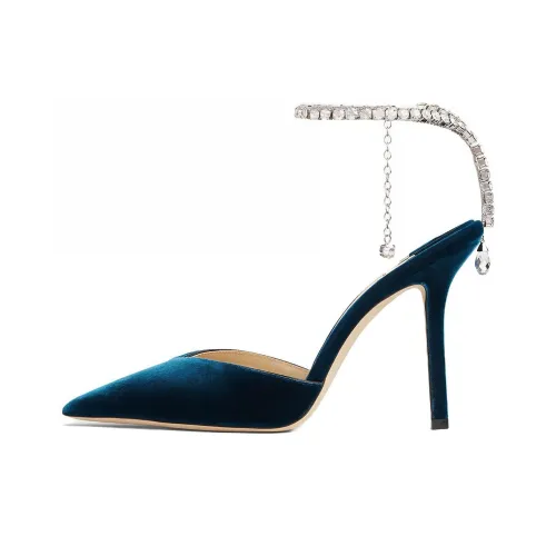 Jimmy Choo Saeda High Heels Women's Blue