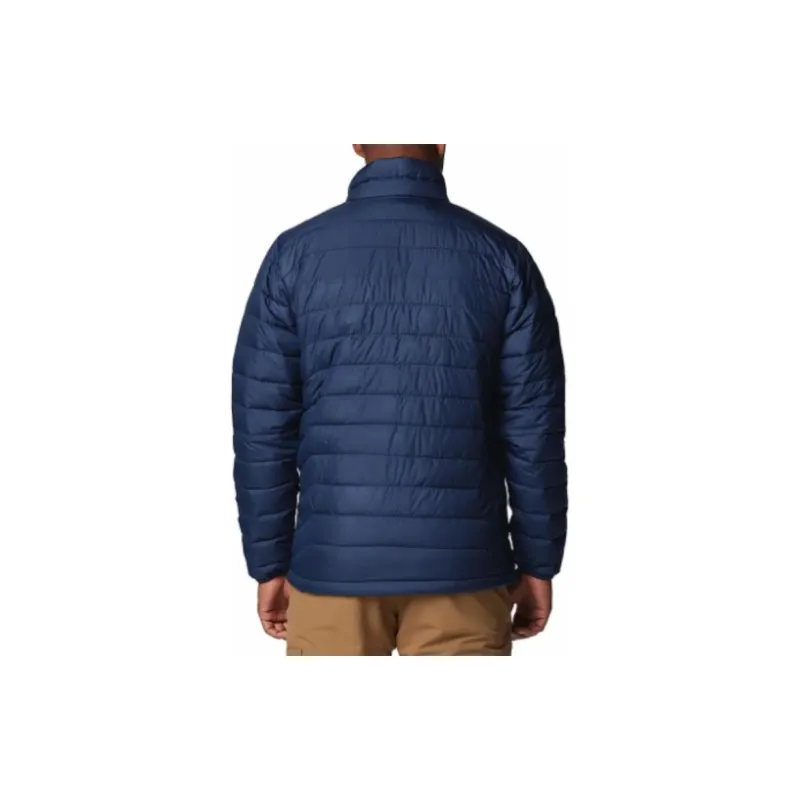 Columbia Powder Lite 2 Columbia Mens Navy Blue Jacket Jackets Coats Men's Marine Blue-1