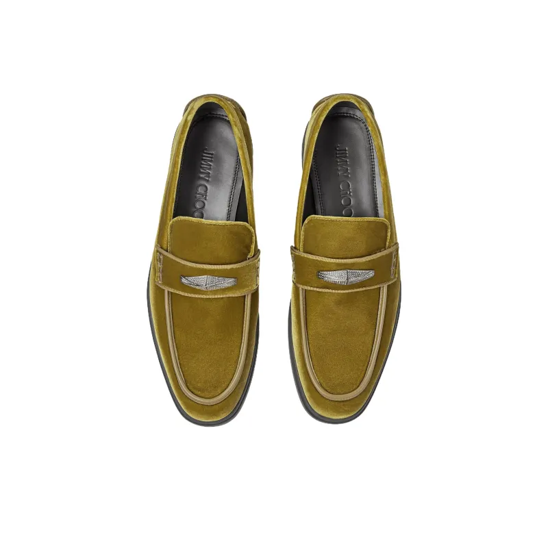 Jimmy Choo Josh Driver Velvet Loafers-4