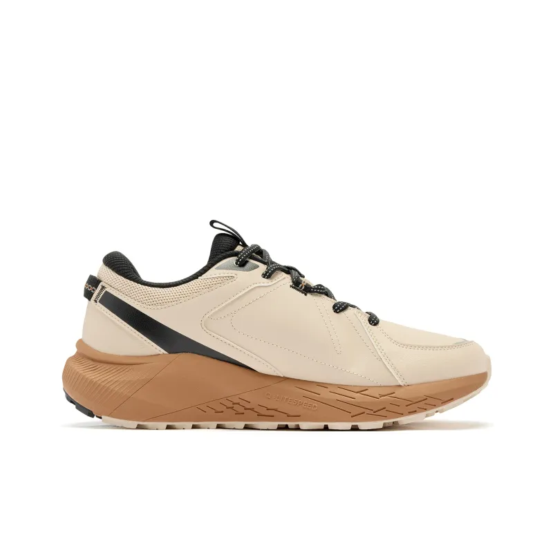 QIAODAN Cold Mountain Running Shoes Men Low Top Dust/Black-1