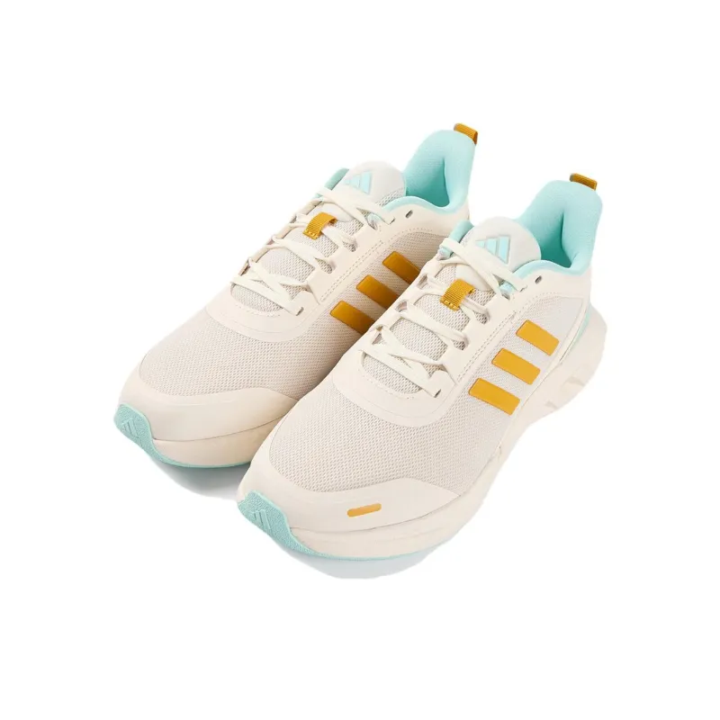 Adidas ALL DAY POWER Slip Resistant And Breathable Low Top Running Shoes Men's Beige Yellow-2