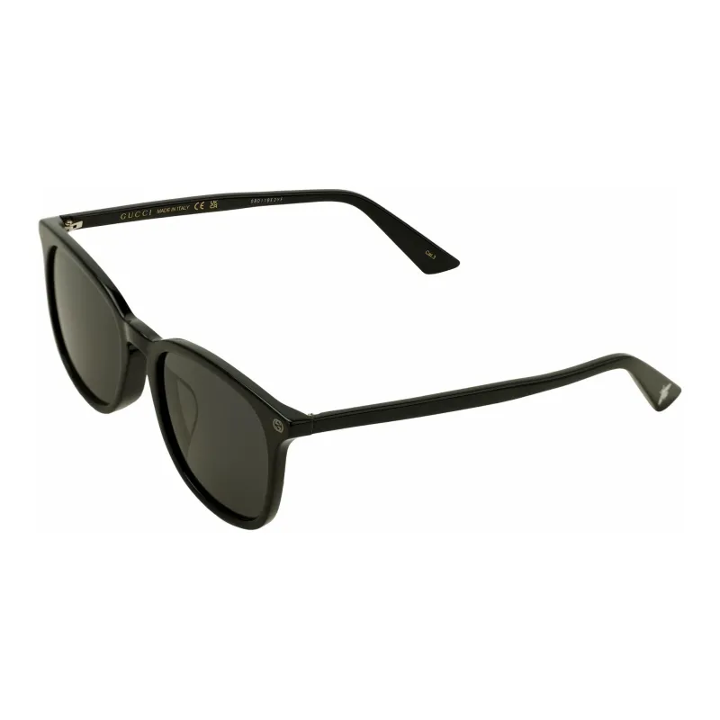 GUCCI Bee Series Black Frame Acetate Round Sunglasses-0