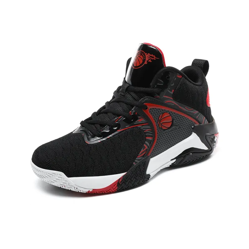 MUSNODO Shock Absorbers With Slip Resistant And Abrasion Resistant Properties Mid Top Basketball Shoes Men's-1