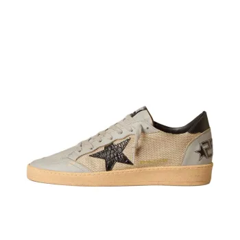 Golden Goose Ball Star Low Top Skateboard Shoes Men's Taupe