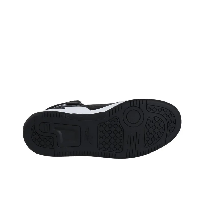 PUMA Rebound Joy Anti Slip Wear Resistant High Top Skateboard Shoes Unisex Black White-6