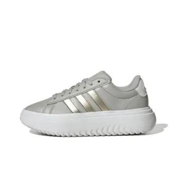 Adidas GRAND COURT Slip Resistant Low Top Casual Shoes Women's Gray