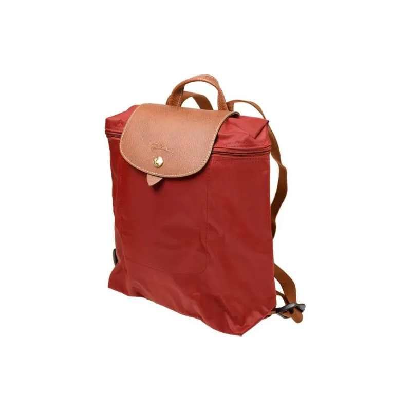 LONGCHAMP Nylon Backpack Women's Red-1