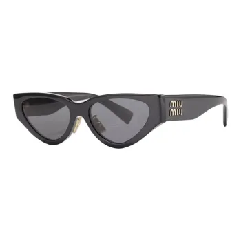 MIU MIU Plate Frame Injection Molding Metal Cat Eye Sunglasses Women's Multicolor