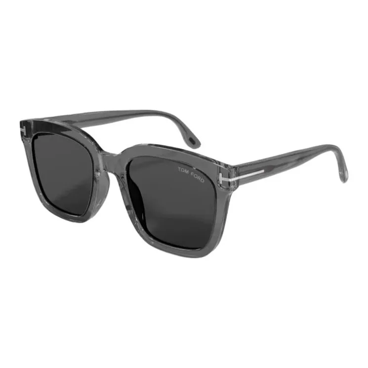TOM FORD Plate And Metal Square Sunglasses Unisex Multicolor-4