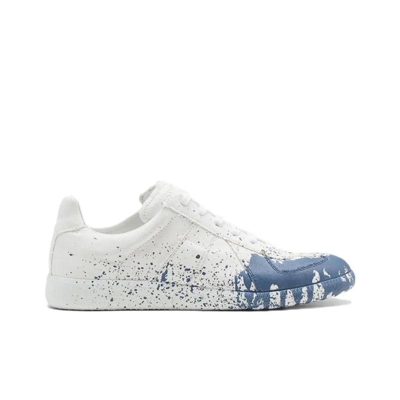 Maison Margiela Replica Low Top Stylish Skateboarding Shoes Women's White-1