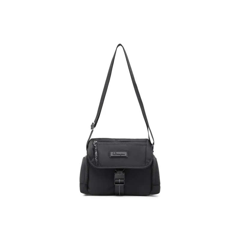 Champion Fabric Crossbody Bag Regular Unisex Khaki/Black-0