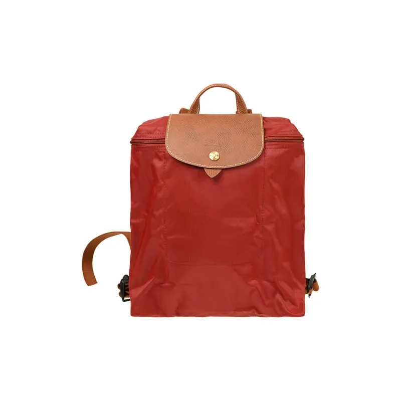LONGCHAMP Nylon Backpack Women's Red-0