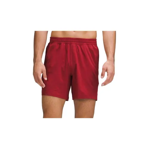 Lululemon Pace Breaker Sports Shorts Men Deep Red