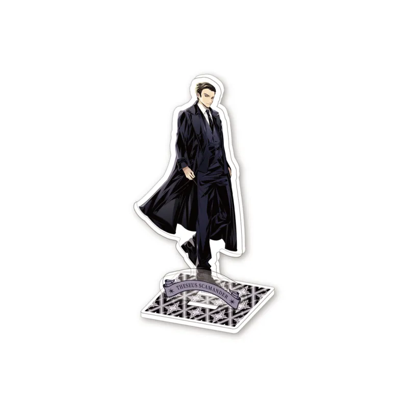 Comefor Fantastic Beasts Collection Figure Print Standee Tinplate Badge Set GGAD Nuet Thesus Badges-1