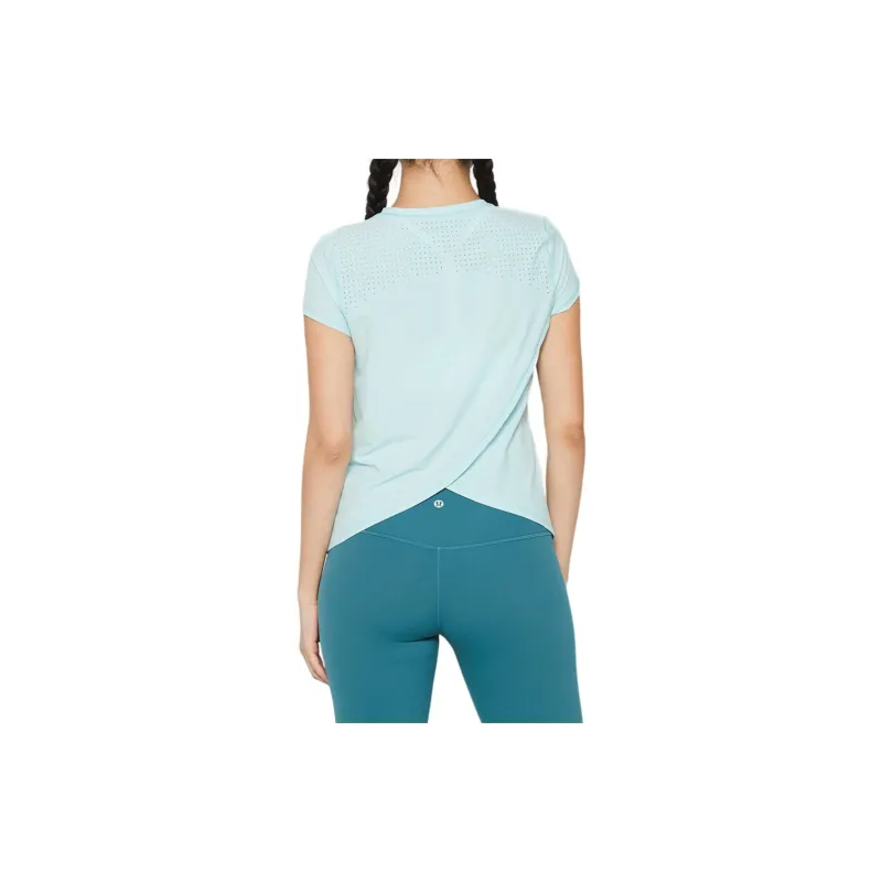 Lululemon T-Shirt Women's Multicolor Light Blue-1