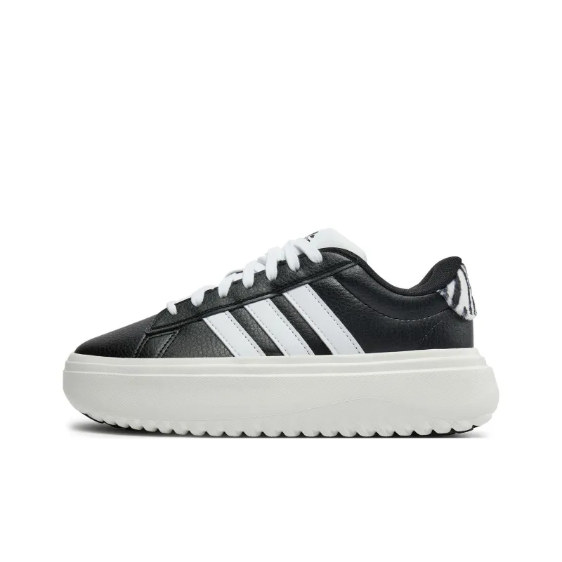 Adidas GRAND COURT Slip Resistant Low Top Casual Shoes Women's Black-0