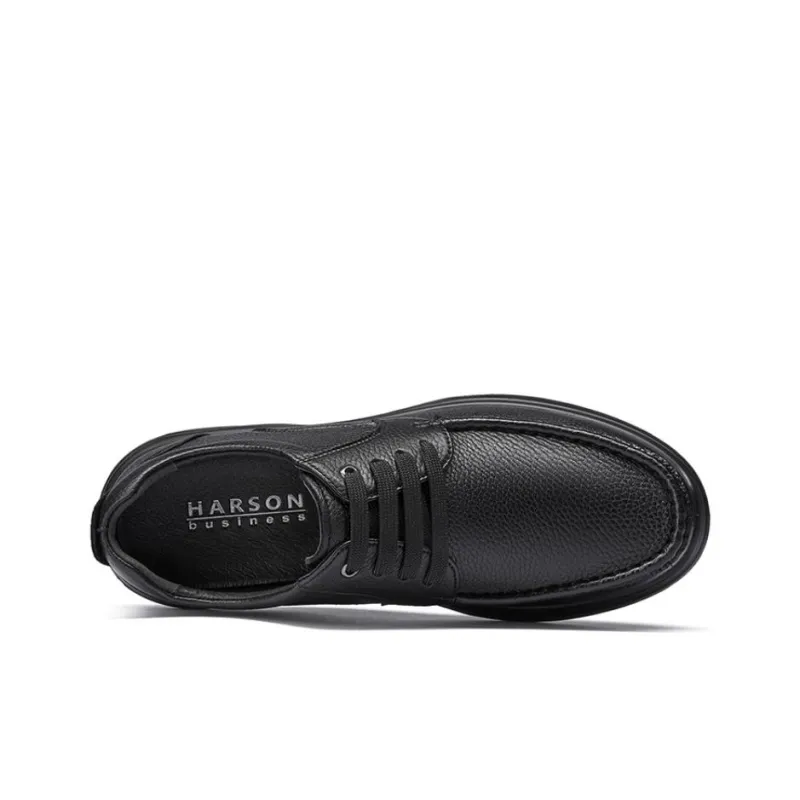 HARSON Derby Casual Shoes Men's Black-3