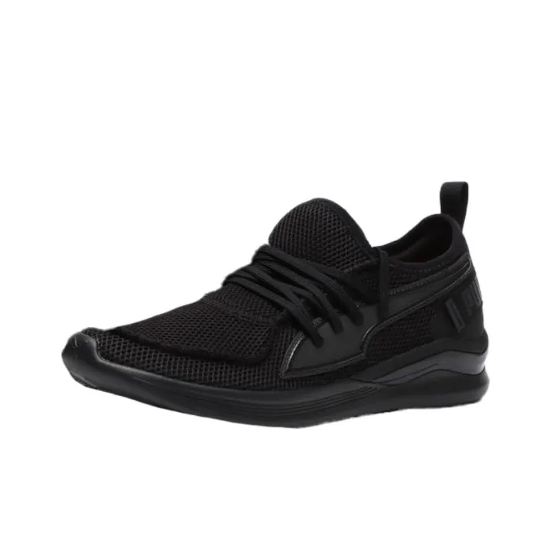 PUMA Lqd Flash Anti-Slip Wear-Resistant Low-Top Casual Running Shoes Unisex Black-0